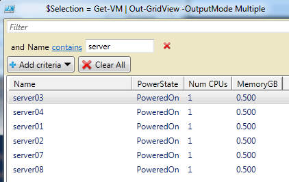 Get-VMConsoles Output