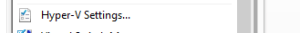 HyperVSetting