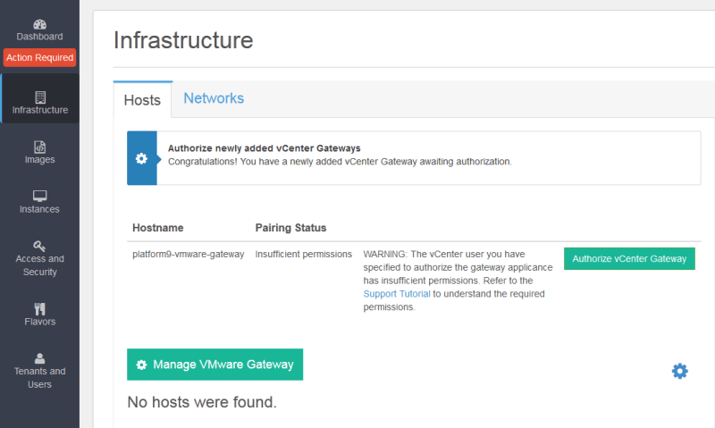 Platform9 4 Authorize Gateway